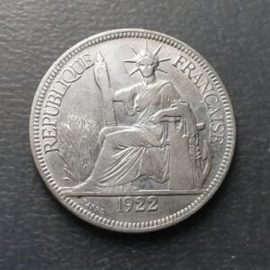 INDOCHINA FRANCESA FRENCH INDOCHINA INDOCHINE 1 PIASTRA PIASTRE 1922 MBC/MBC+