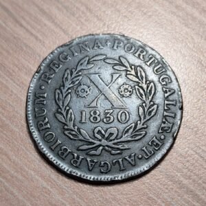 PORTUGAL MARIA II 10 REIS 1830 MBC