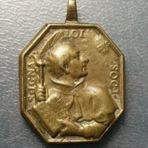 MEDALLA RELIGIOSA JESUITA S FRANCISCO JAVIER XAVIER /S IGNACIO DE LOYOLA 51X36mm