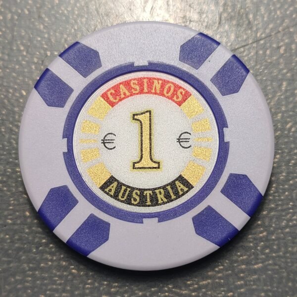 AUSTRIA CASINO TOKEN CHIP 1 EURO - Imagen 2