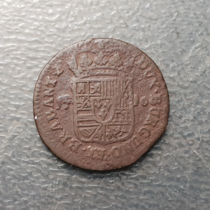 IMPERIO ESPAÑOL PAISES BAJOS NAMUR FELIPE V 1 OORD 1 LIARD 1710 MBC-