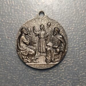MEDALLA RELIGIOSA ITALIA VALLOMBROSA COMPETICION CATEQUISTICA /JESUS EN TEMPLO