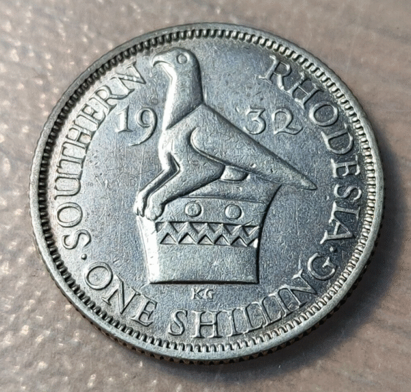 SOUTH RHODESIA RODESIA DEL SUR SHILLING 1932 MBC