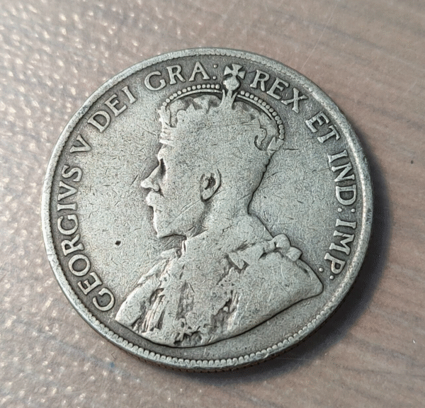 CANADA GEORGE V 50 CENTS 1918 - Imagen 2