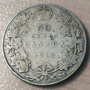 CANADA GEORGE V 50 CENTS 1912