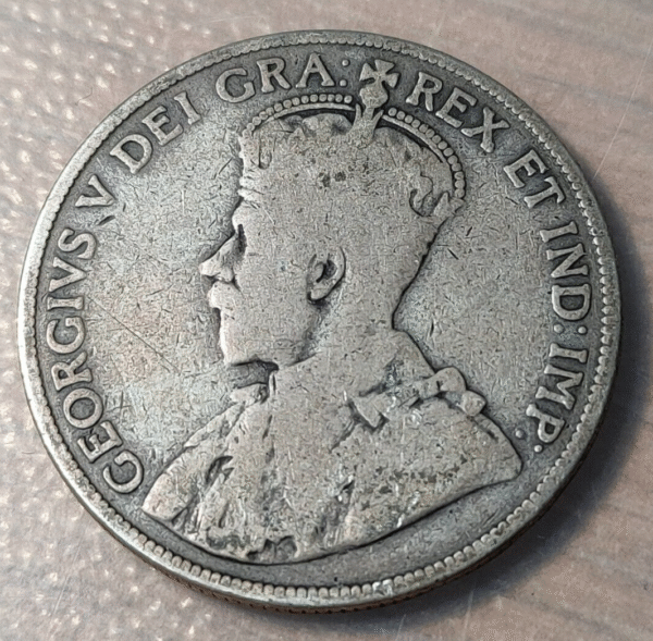 CANADA GEORGE V 50 CENTS 1912 - Imagen 2