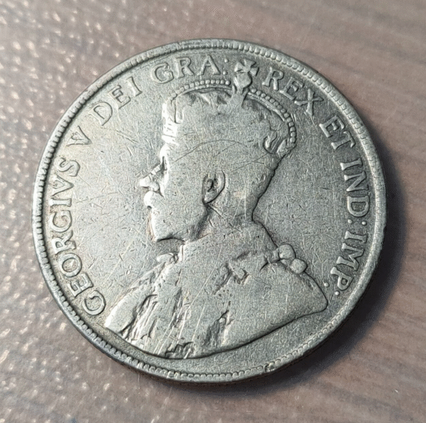 CANADA GEORGE V 50 CENTS 1916 - Imagen 2