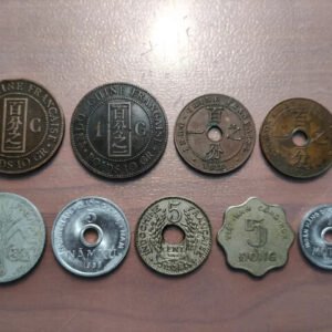 LOTE 9 MONEDAS ASIA .