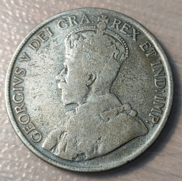 CANADA GEORGE V 50 CENTS 1920 - Imagen 2