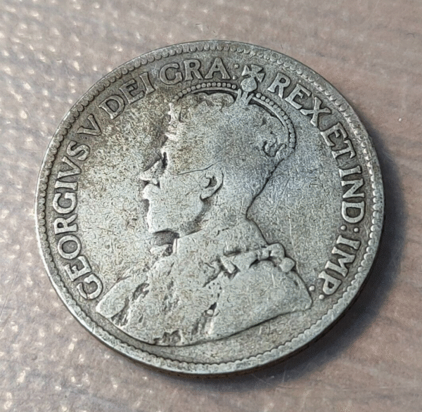 CANADA GEORGE V 25 CENTS 1916 - Imagen 2