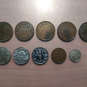 LOTE 10 MONEDAS CANADA