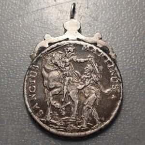 ITALIA LUCCA SCUDO 1753 SAN MARTIN PANTERAS COLGADA