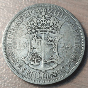 SUDAFRICA SOUTH AFRICA GEORGE V 2 1/2 SHILLINGS 1924