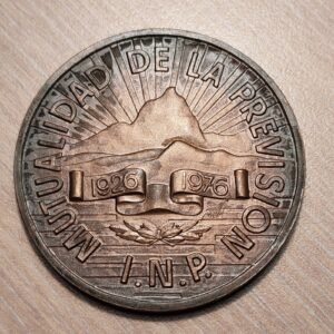 ESPAÑA MEDALLA 1976 50 AÑOS INSTITUTO NACIONAL PREVISION MUTUALIDAD PREVISION