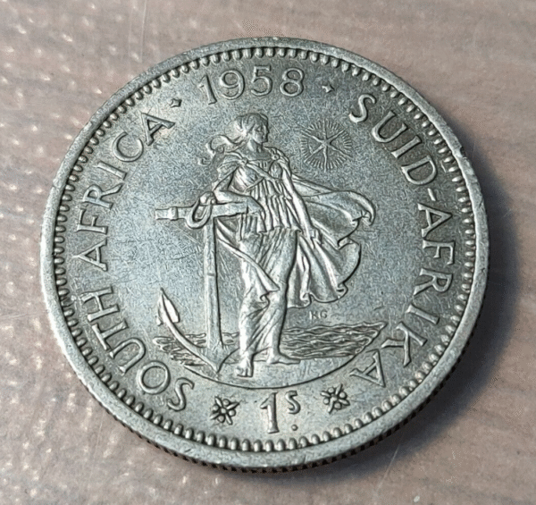 SUDAFRICA SOUTH AFRICA SHILLING 1958 MBC+