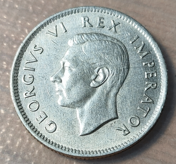 SUDAFRICA SOUTH AFRICA SHILLING 1942 MBC - Imagen 2