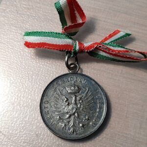 ITALIA MEDALLA REGIO ESERCITO ITALIANO COMPETICION ESGRIMA SCHERRA PLATA