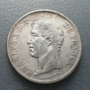 FRANCIA FRANCE CARLOS X CHARLES X 5 FRANCOS 5 FRANCS 1829 M TOULOUSE MBC/MBC+