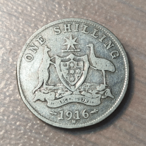 AUSTRALIA 1 SHILLING 1916 H