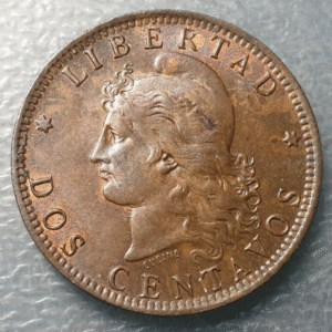 ARGENTINA 2 CENTAVOS 1890 EBC/EBC+