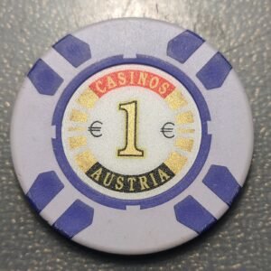 AUSTRIA CASINO TOKEN CHIP 1 EURO