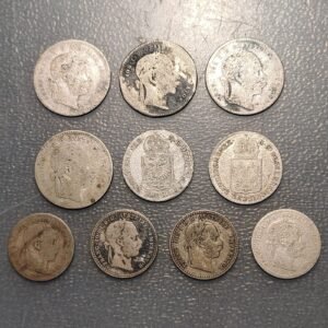 AUSTRIA HUNGRIA HUNGARY IMPERIO AUSTRO-HUNGARO FRANZ JOSEPH I LOTE 10 MONEDAS