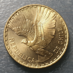 CHILE SANTIAGO 10 CENTESIMOS 1961 SC