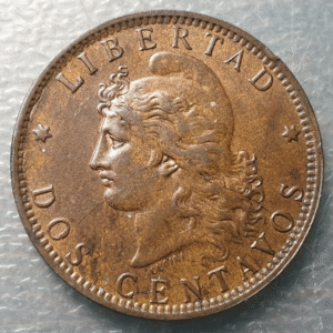 ARGENTINA 2 CENTAVOS 1894 EBC