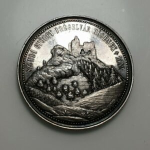HUNGARY DREGELY CASTLE NOGRAD GYORGY SZONDI DREGELYVAR 1552 SILVER MEDAL 1884