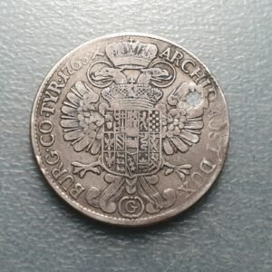 AUSTRIA GUNZBURG MARIA THERESA THALER 1765 HOLED & REPAIRED