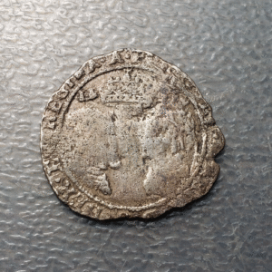 IMPERIO ESPAÑOL IRLANDA FELIPE Y MARIA DE INGLATERRA SHILLING 15?? FECHA NO VIS