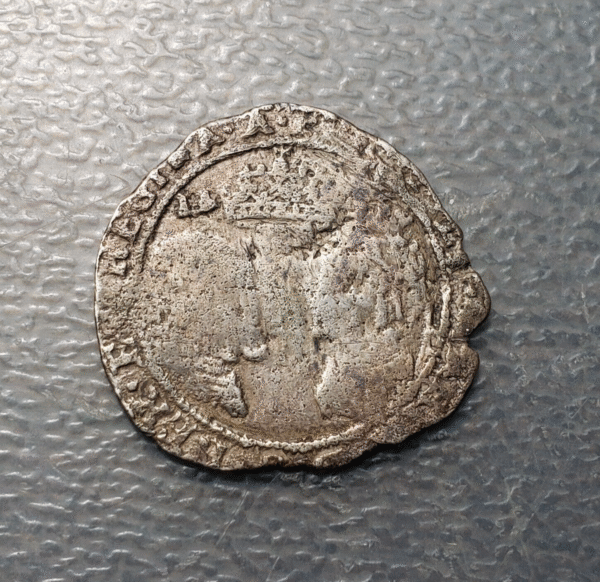 IMPERIO ESPAÑOL IRLANDA FELIPE Y MARIA DE INGLATERRA SHILLING 15?? FECHA NO VIS