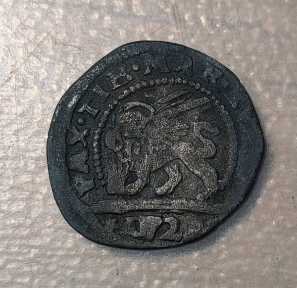 ITALIA VENEZIA VENECIA 5 SOLDI 1722 - Imagen 2
