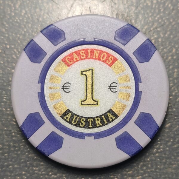 AUSTRIA CASINO TOKEN CHIP 1 EURO - Imagen 2