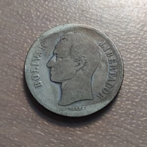 VENEZUELA 2 BOLIVARES 1924 BC+