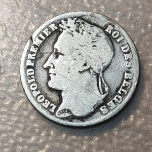 BELGICA BELGIUM LEOPOLD I 1/4 FRANC 1844