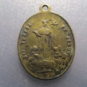 MEDALLA RELIGIOSA SANTA TERESA DE JESUS DE AVILA / LA VIRGEN