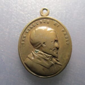 MEDALLA RELIGIOSA  SAN VICENTE DE PAUL / MARIA INMACULADA