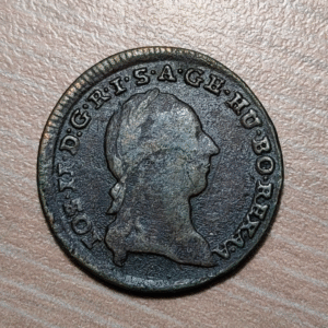 AUSTRIA JOSEPH II 1/2 KREUZER 1783 F HALL