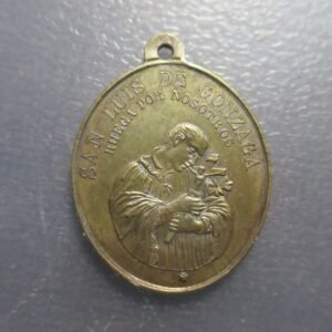 MEDALLA RELIGIOSA SAN LUIS GONZAGA / LA VIRGEN INMACULADA