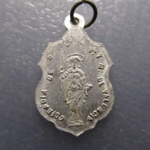 MEDALLA RELIGIOSA VALENCIA COFRADIA DE SANTA LUCIA - ALUMINIO