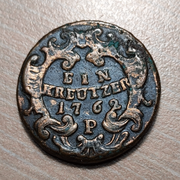 AUSTRIA BOHEMIA MARIA THERESA 1 KREUZER 1762 P PRAGA PRAGUE - Imagen 2