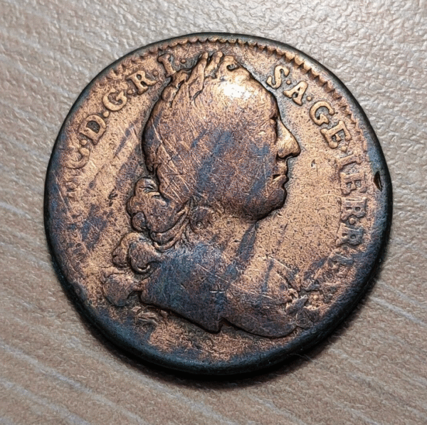 AUSTRIA POLAND POLONIA FRANZ I 1 KREUZER 1760 W BRESLAU WROCLAW