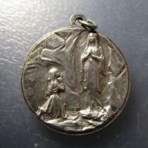 MEDALLA RELIGIOSA LA VIRGEN / LOURDES APARICION DE NUESTRA SEÑORA