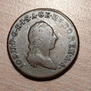 AUSTRIA HUNGRIA HUNGARY JOSEPH II 1 KREUZER 1790 S SMOLNIK