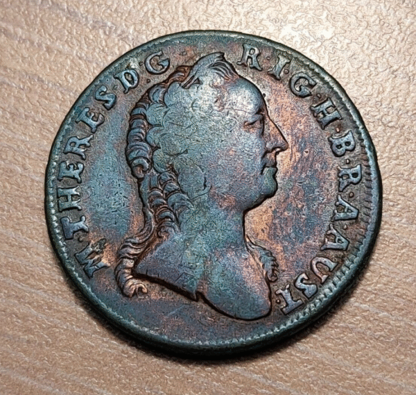 AUSTRIA HUNGRIA HUNGARY MARIA THERESA 1 KREUZER 1763 K KREMNITZ