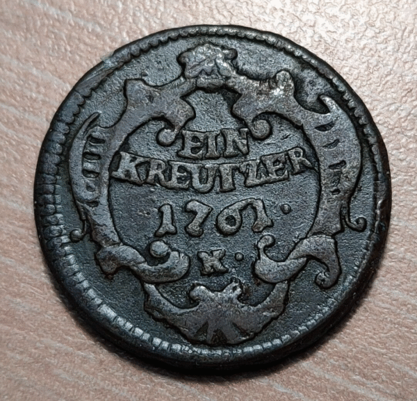 AUSTRIA HUNGRIA HUNGARY MARIA THERESA 1 KREUZER 1761 K KREMNITZ - Imagen 2