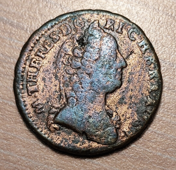 AUSTRIA HUNGRIA HUNGARY MARIA THERESA 1 KREUZER 1761 K KREMNITZ