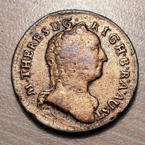 AUSTRIA HUNGRIA HUNGARY MARIA THERESA 1 KREUZER 1762 K KREMNITZ