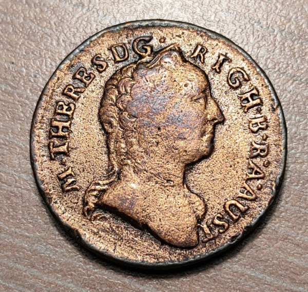 AUSTRIA HUNGRIA HUNGARY MARIA THERESA 1 KREUZER 1762 K KREMNITZ